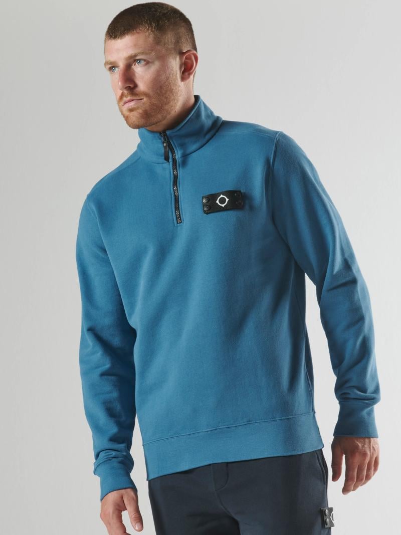 NEO QUARTER ZIP SWEAT Midnight