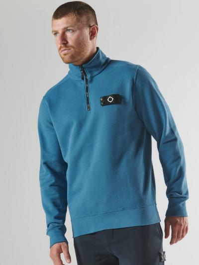 NEO QUARTER ZIP SWEAT Midnight