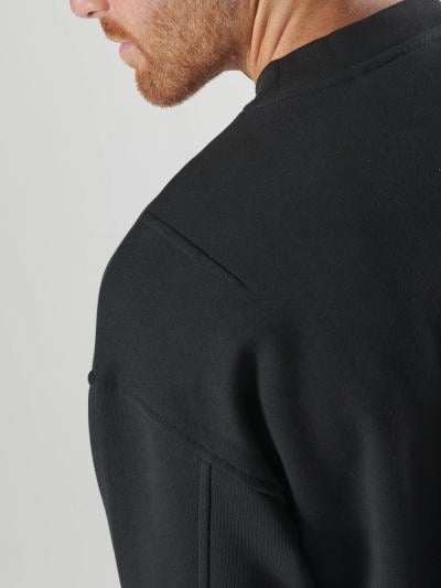ALTIMUS BOX FIT CREW SWEAT Jet Black