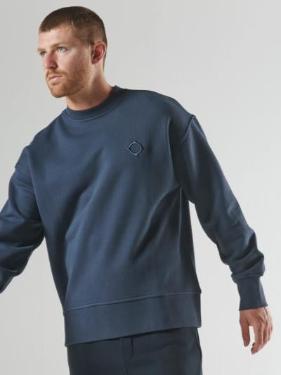ALTIMUS BOX FIT CREW SWEAT Ink Navy