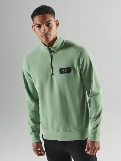 NEO QUARTER ZIP SWEAT Sage