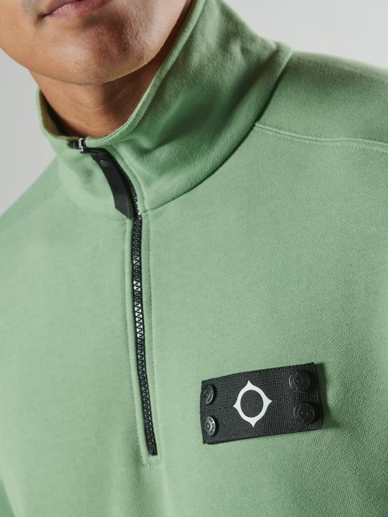 NEO QUARTER ZIP SWEAT Sage