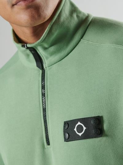 NEO QUARTER ZIP SWEAT Sage