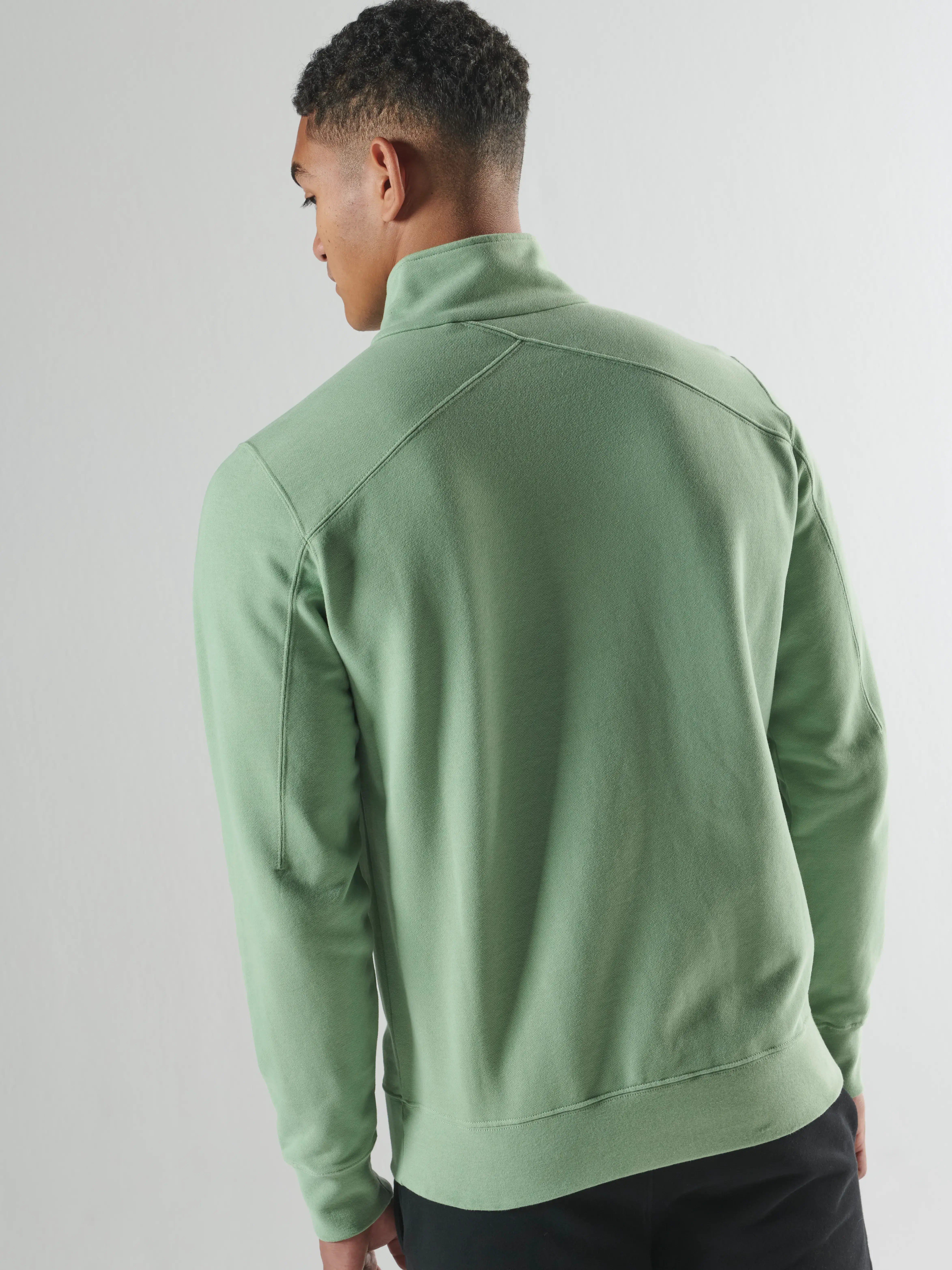 NEO QUARTER ZIP SWEAT Sage