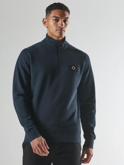 NEO QUARTER ZIP SWEAT Ink Navy
