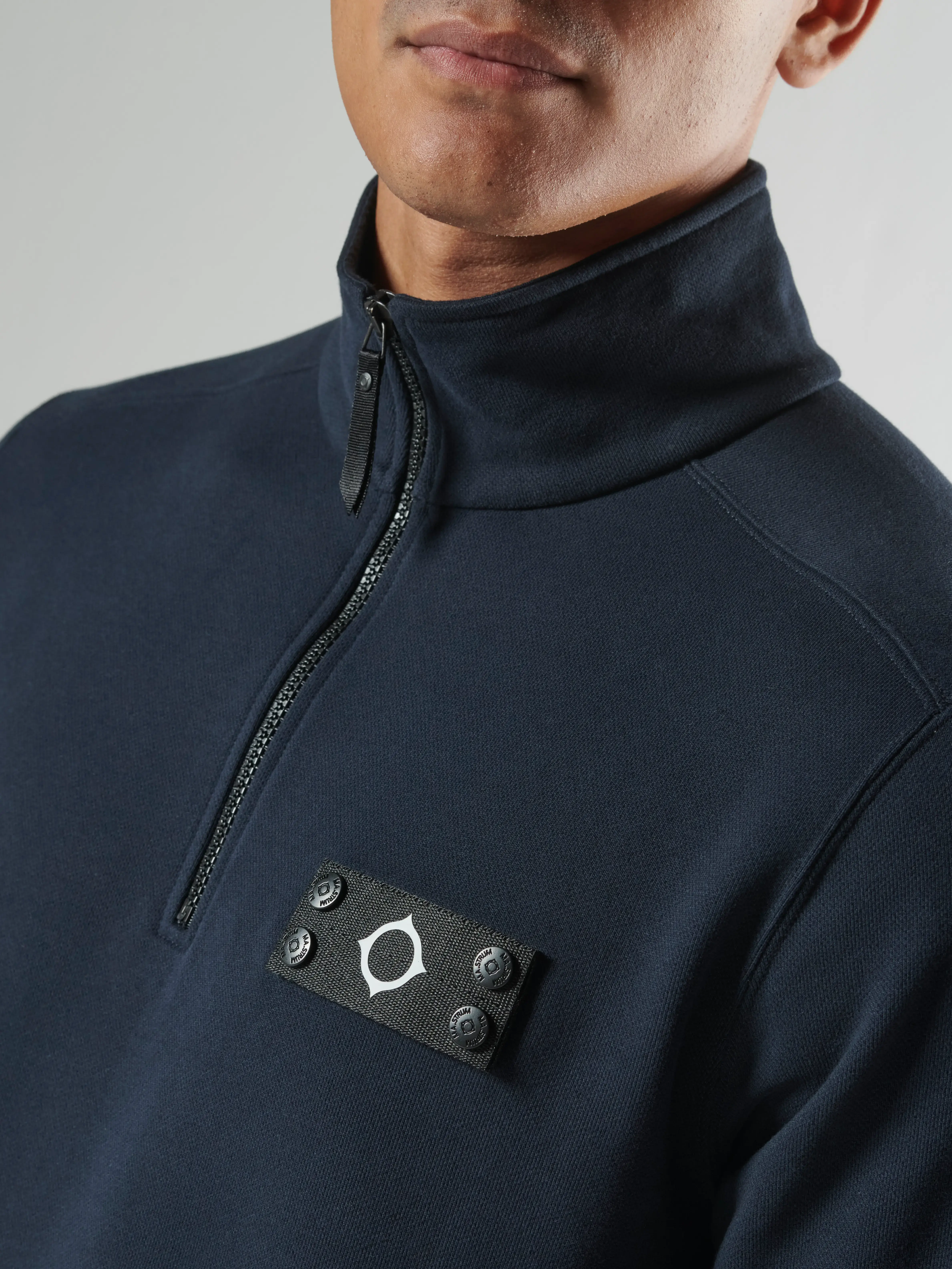 NEO QUARTER ZIP SWEAT Ink Navy