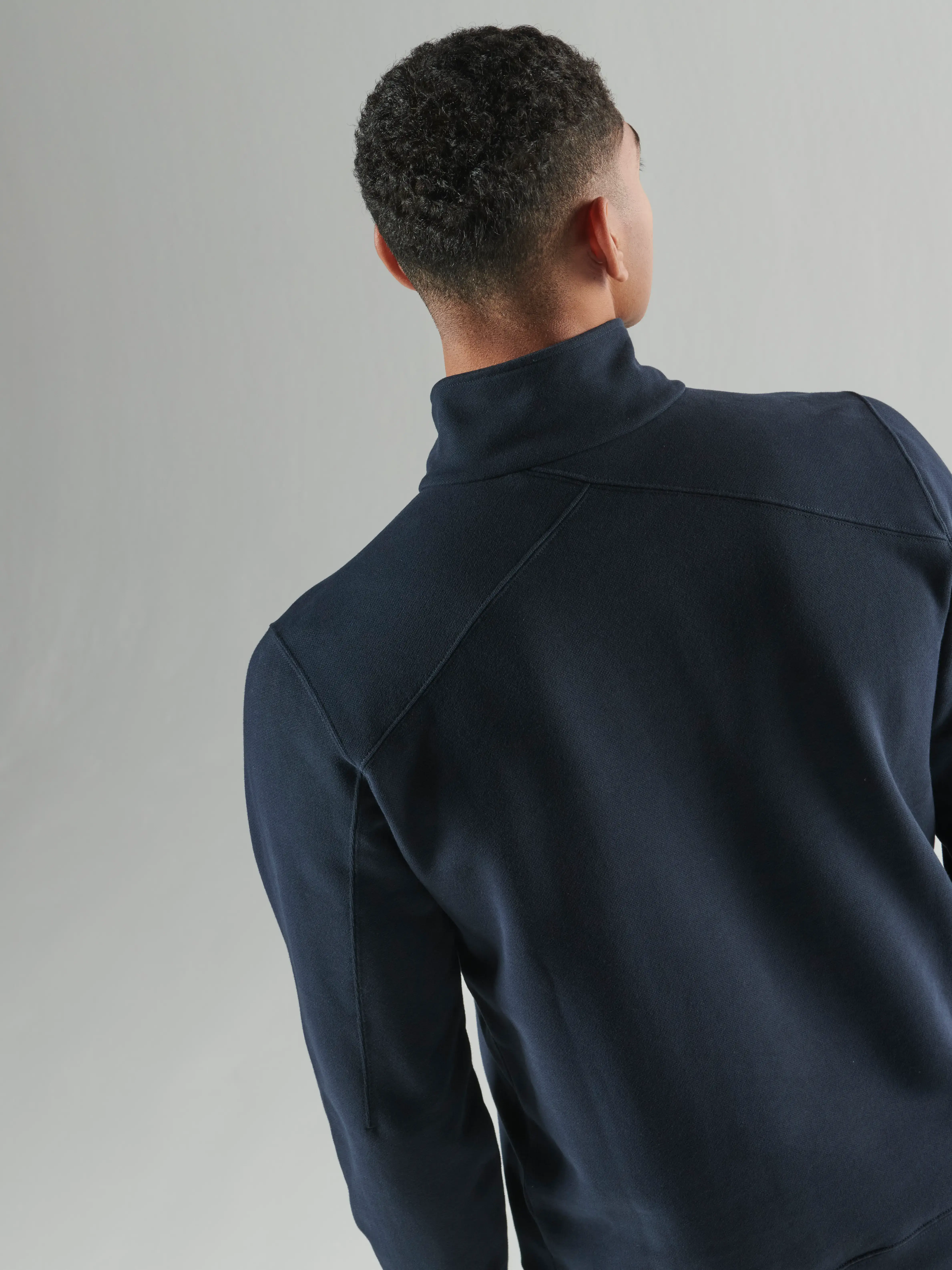 NEO QUARTER ZIP SWEAT Ink Navy