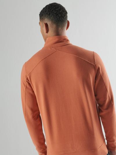 NEO QUARTER ZIP SWEAT Rust