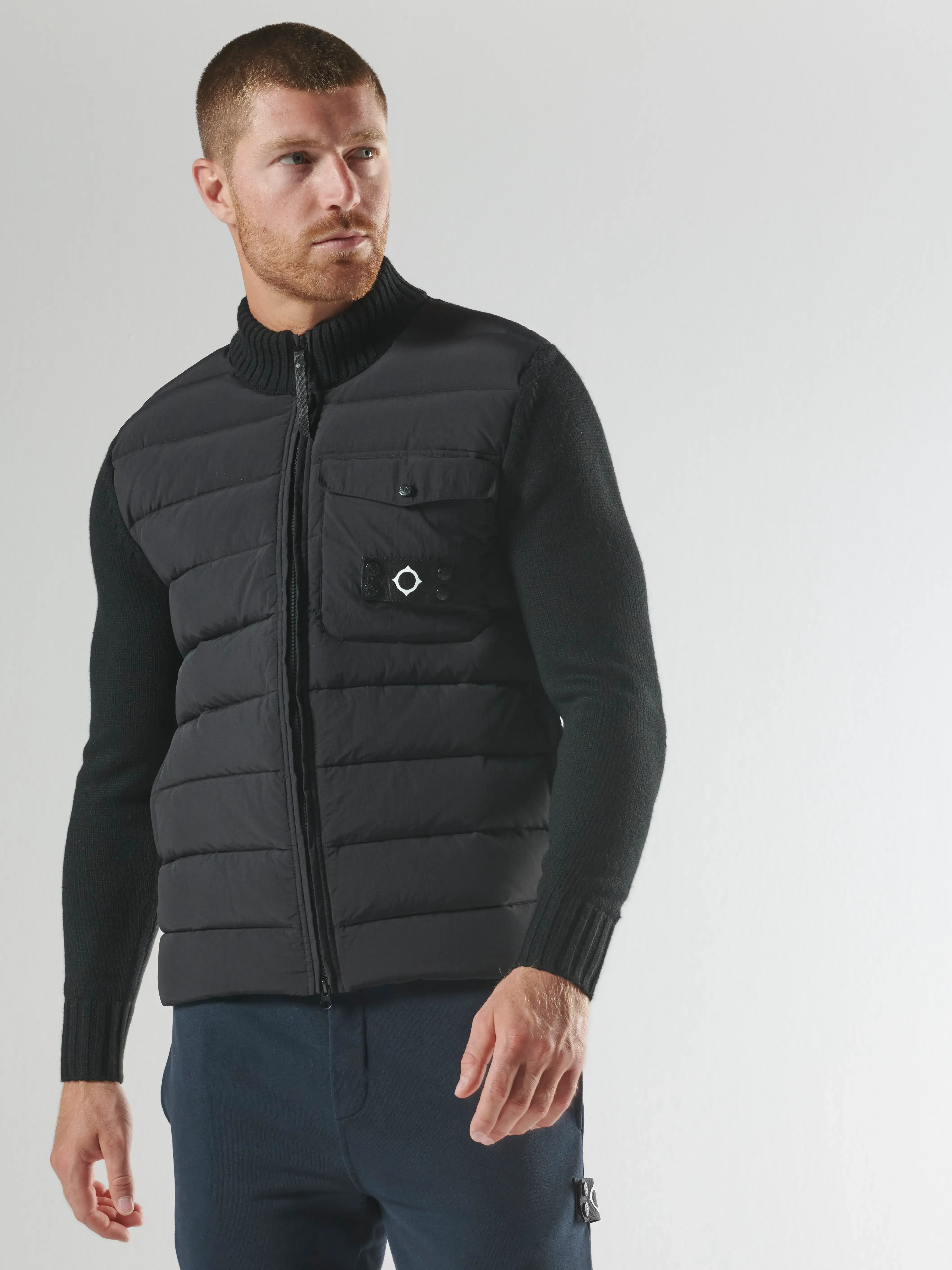 STORM KNITTED JACKET Jet Black
