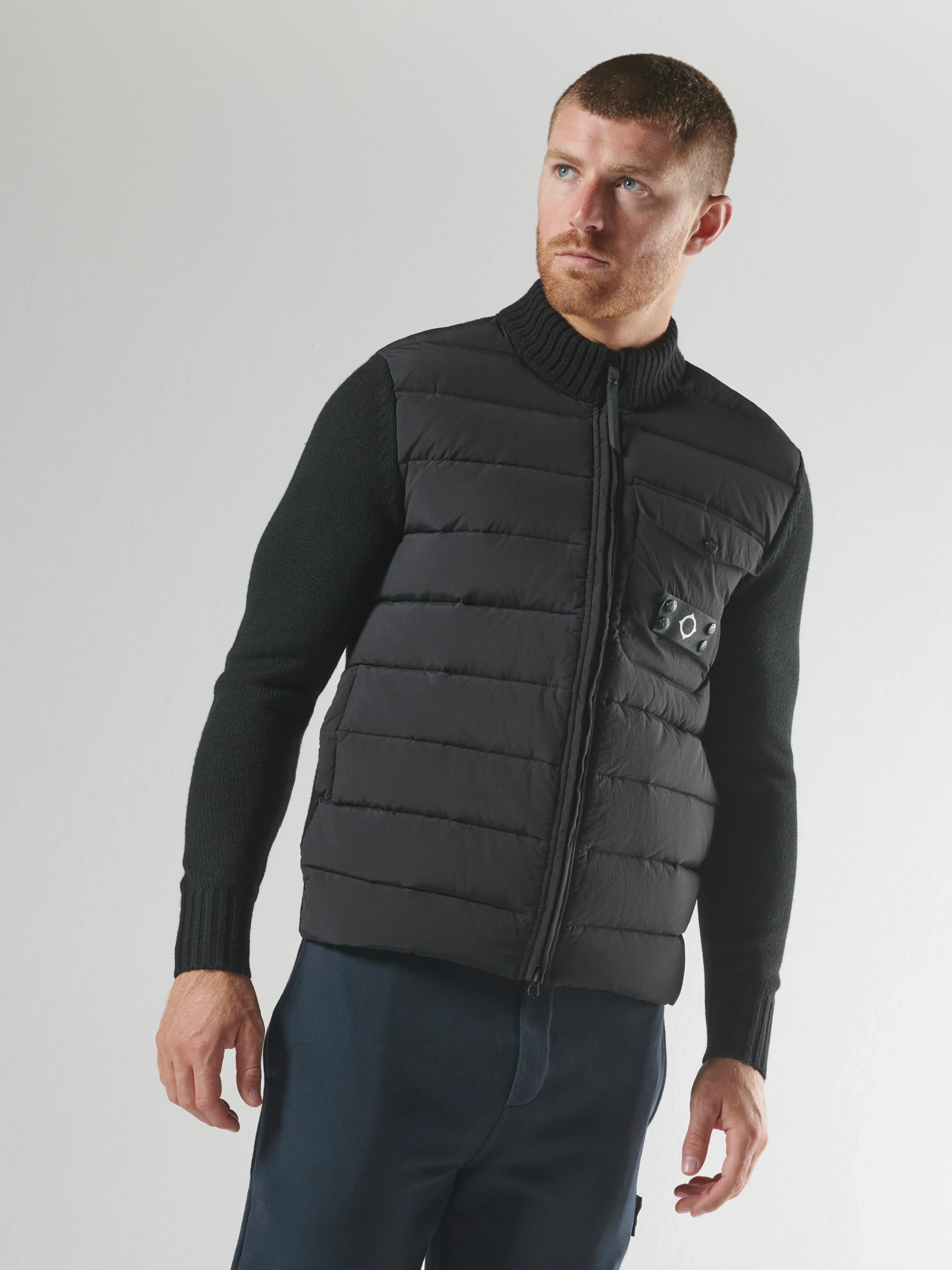 STORM KNITTED JACKET Jet Black