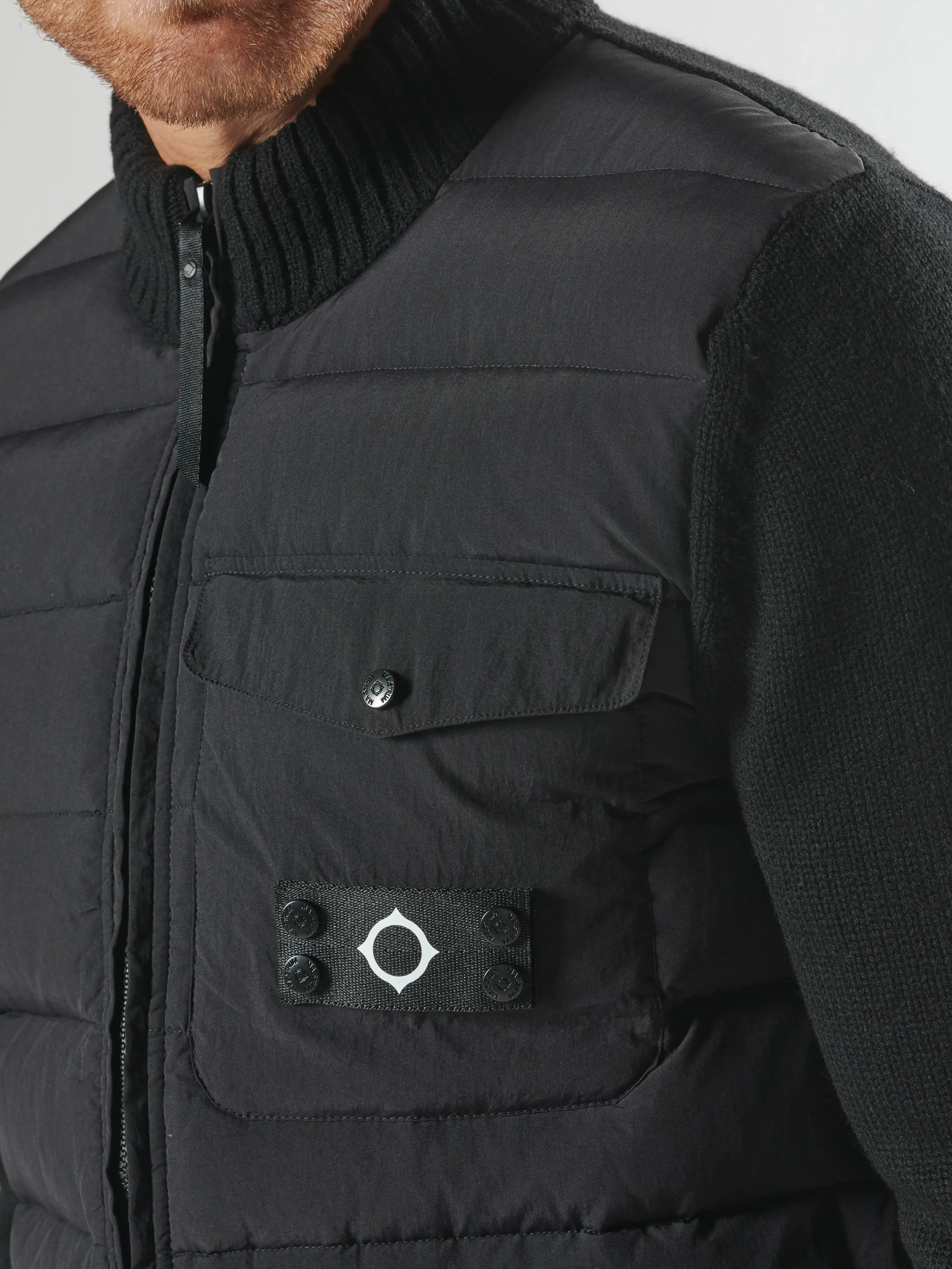 STORM KNITTED JACKET Jet Black