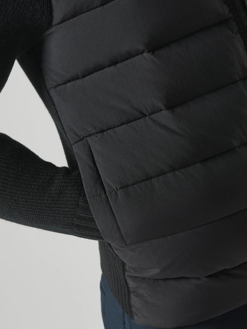 STORM KNITTED JACKET Jet Black
