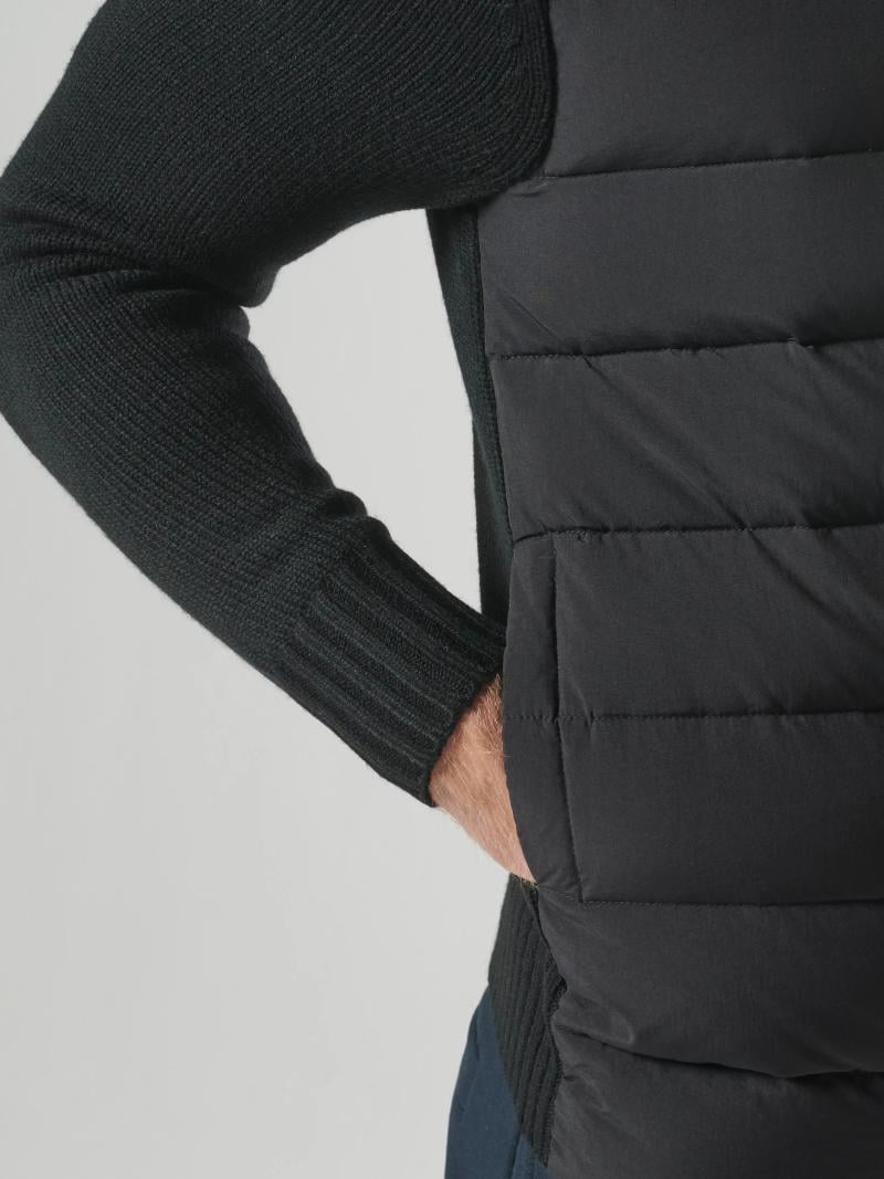 STORM KNITTED JACKET Jet Black