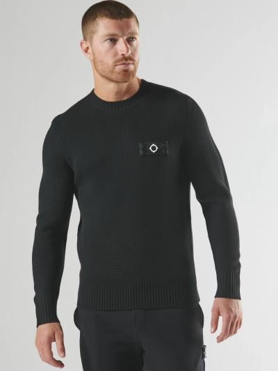 MONTAGE CREW KNIT Jet Black