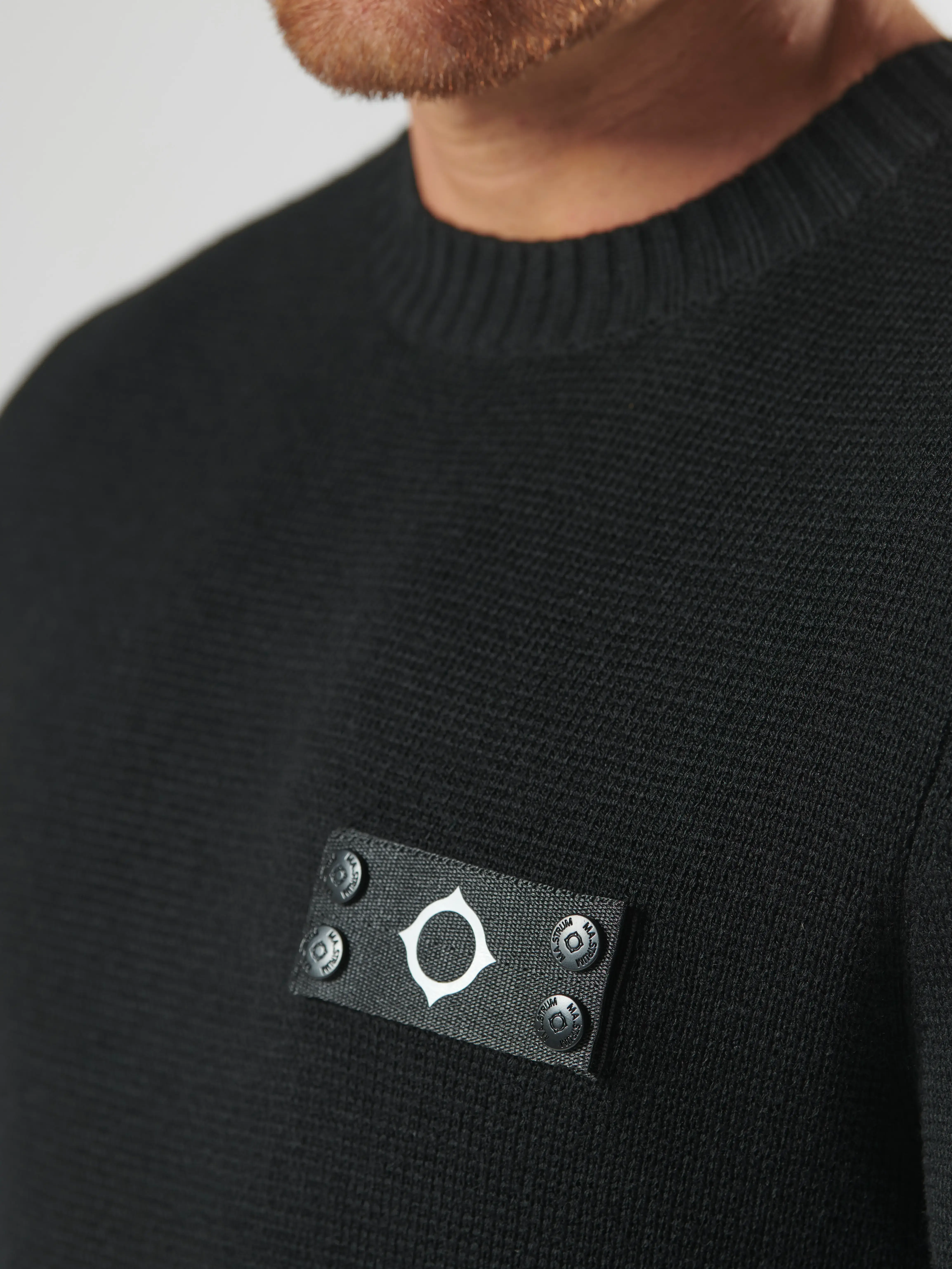 MONTAGE CREW KNIT Jet Black