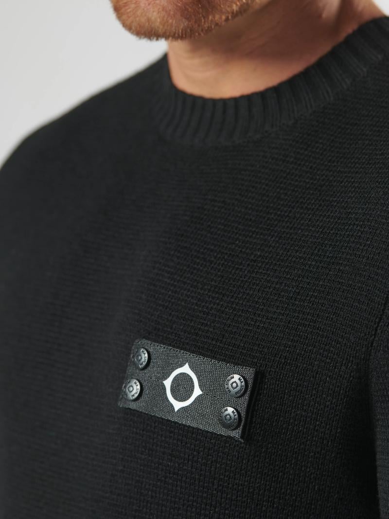 MONTAGE CREW KNIT Jet Black