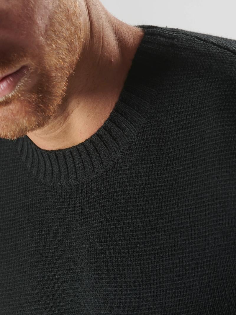 MONTAGE CREW KNIT Jet Black
