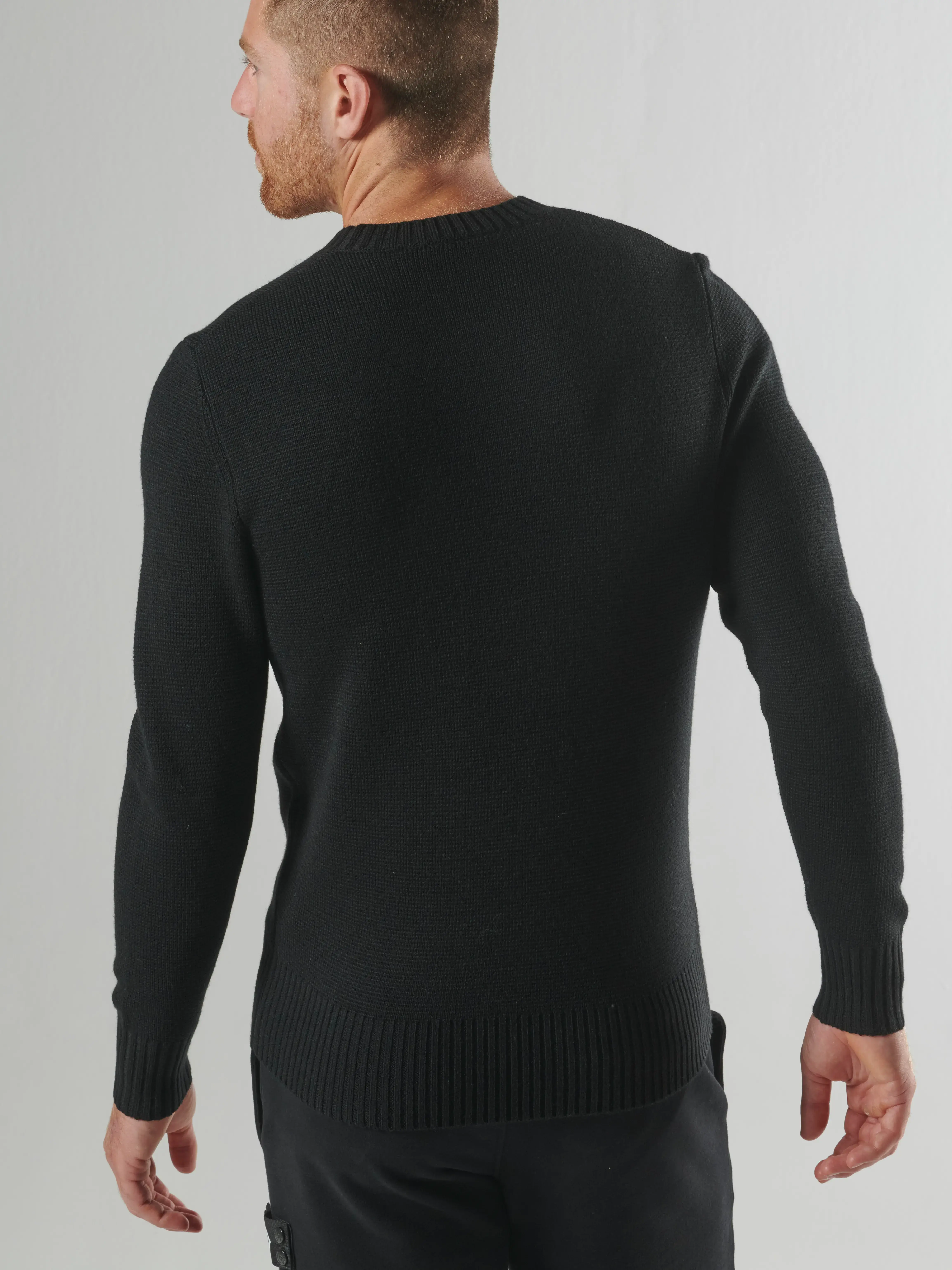 MONTAGE CREW KNIT Jet Black