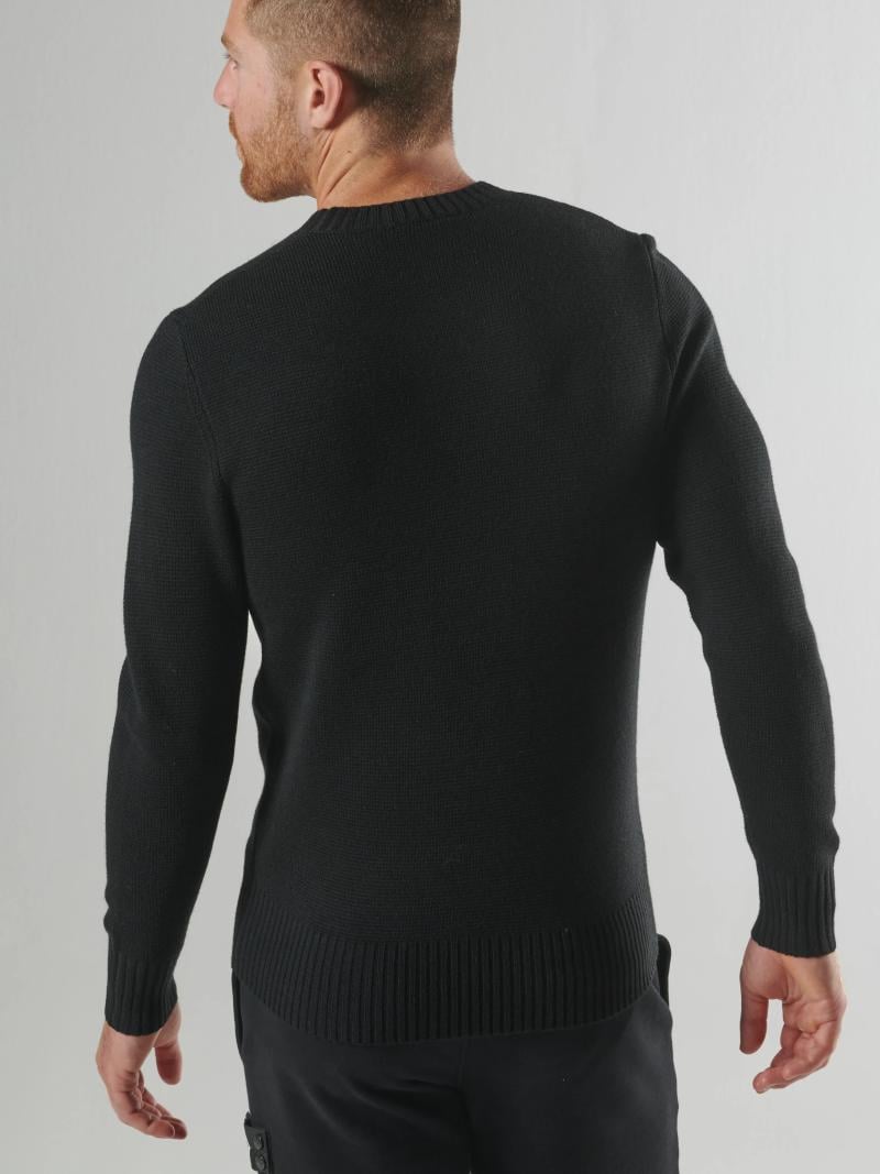 MONTAGE CREW KNIT Jet Black