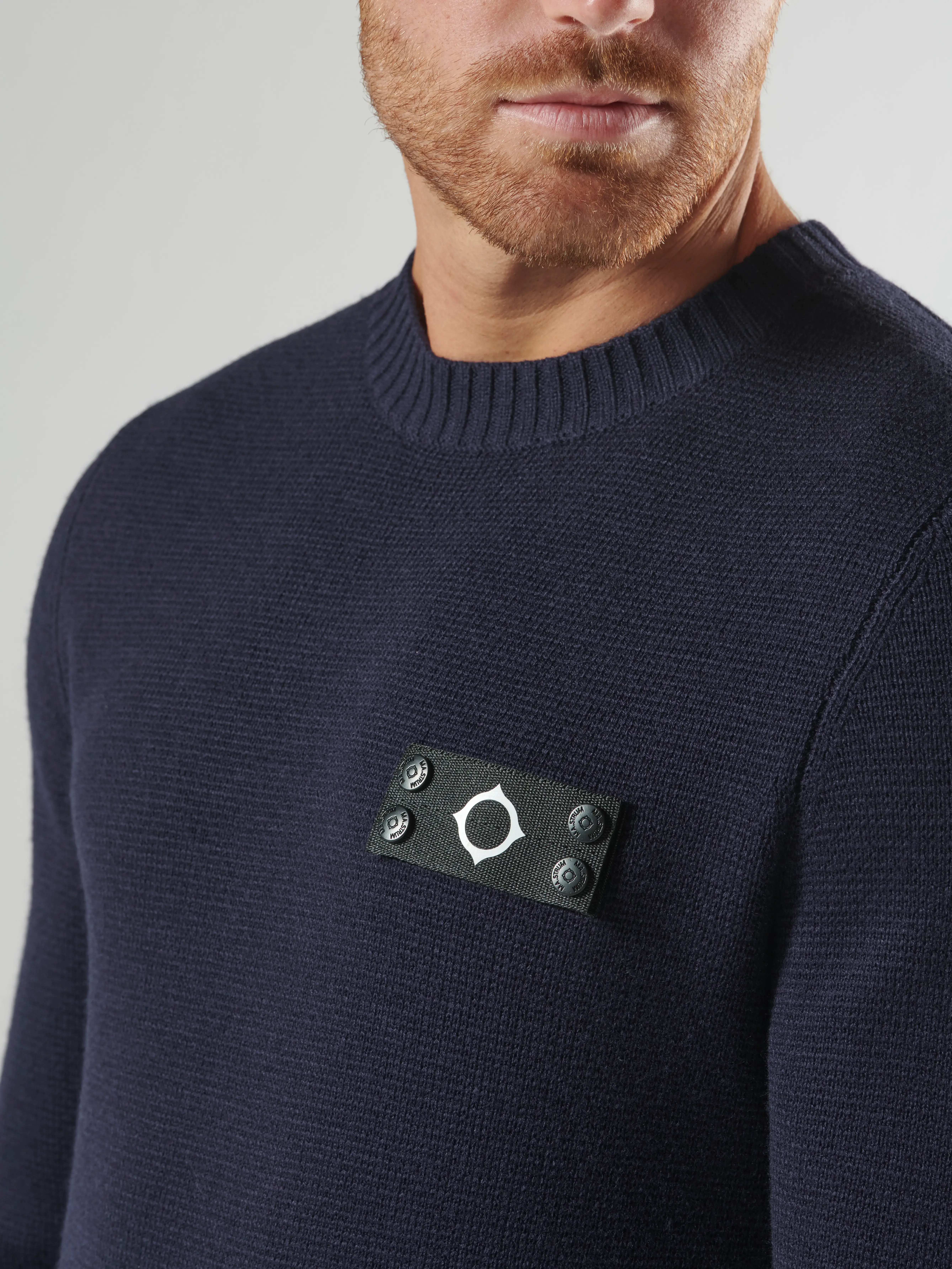 MONTAGE CREW KNIT Ink Navy