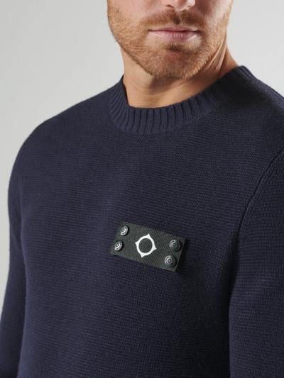 MONTAGE CREW KNIT Ink Navy