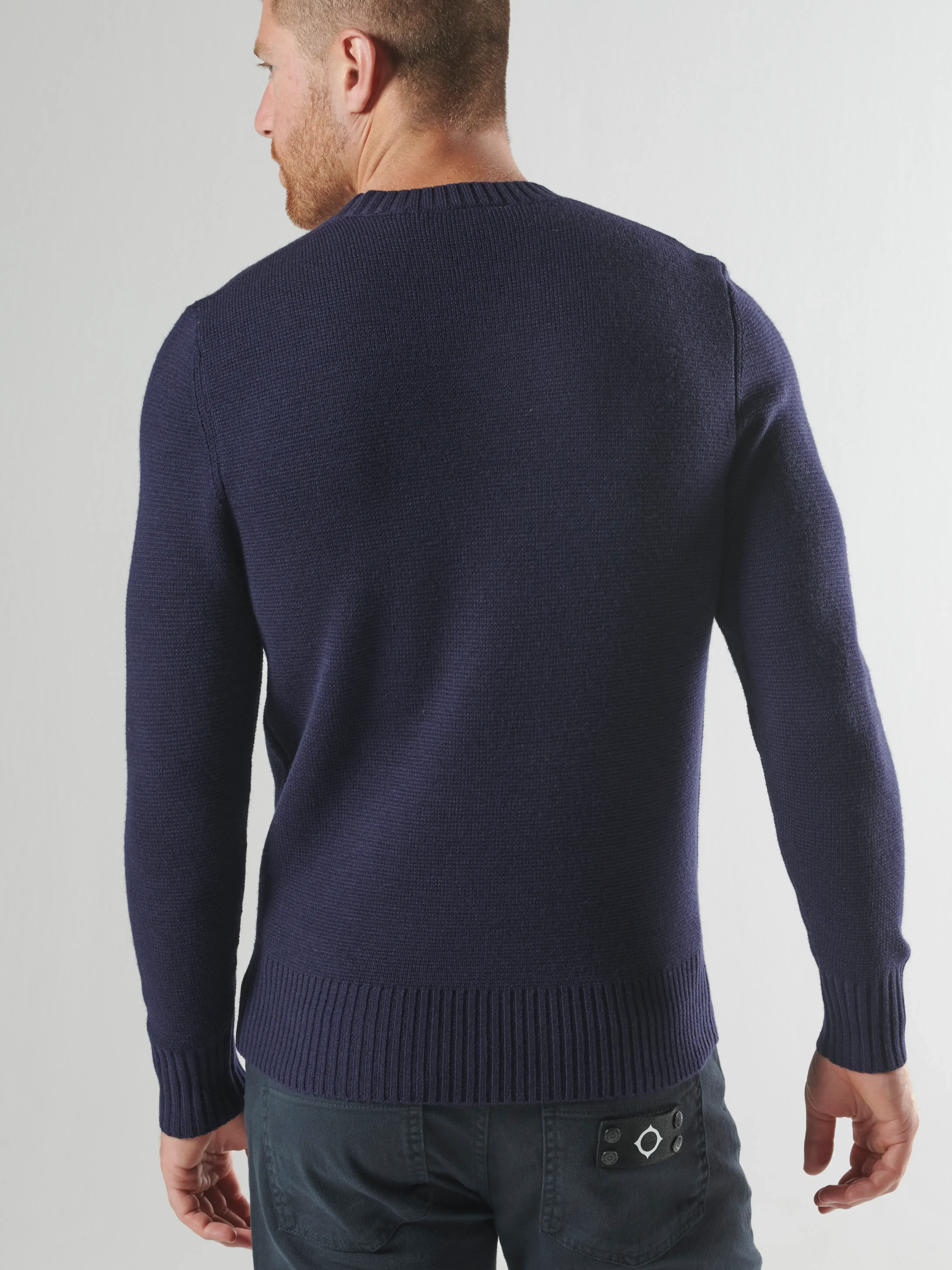 MONTAGE CREW KNIT Ink Navy