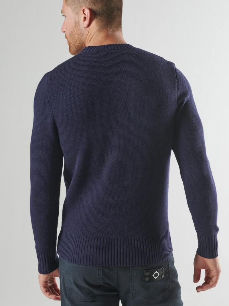 MONTAGE CREW KNIT Ink Navy