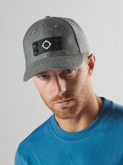 MA.STRUM WOOL BADGE CAP Battleship
