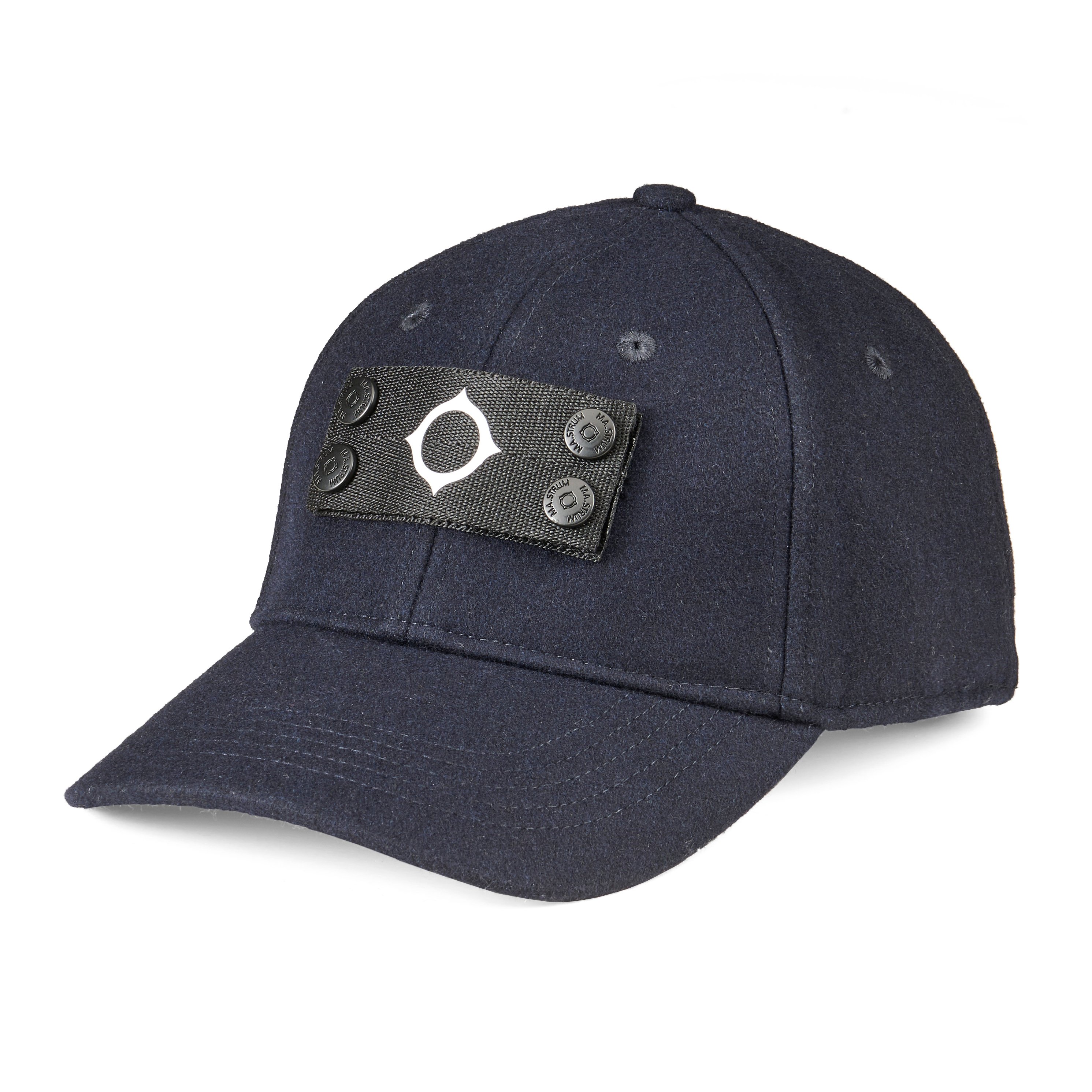 MA.STRUM WOOL BADGE CAP Ink Navy