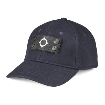 MA.STRUM WOOL BADGE CAP Ink Navy