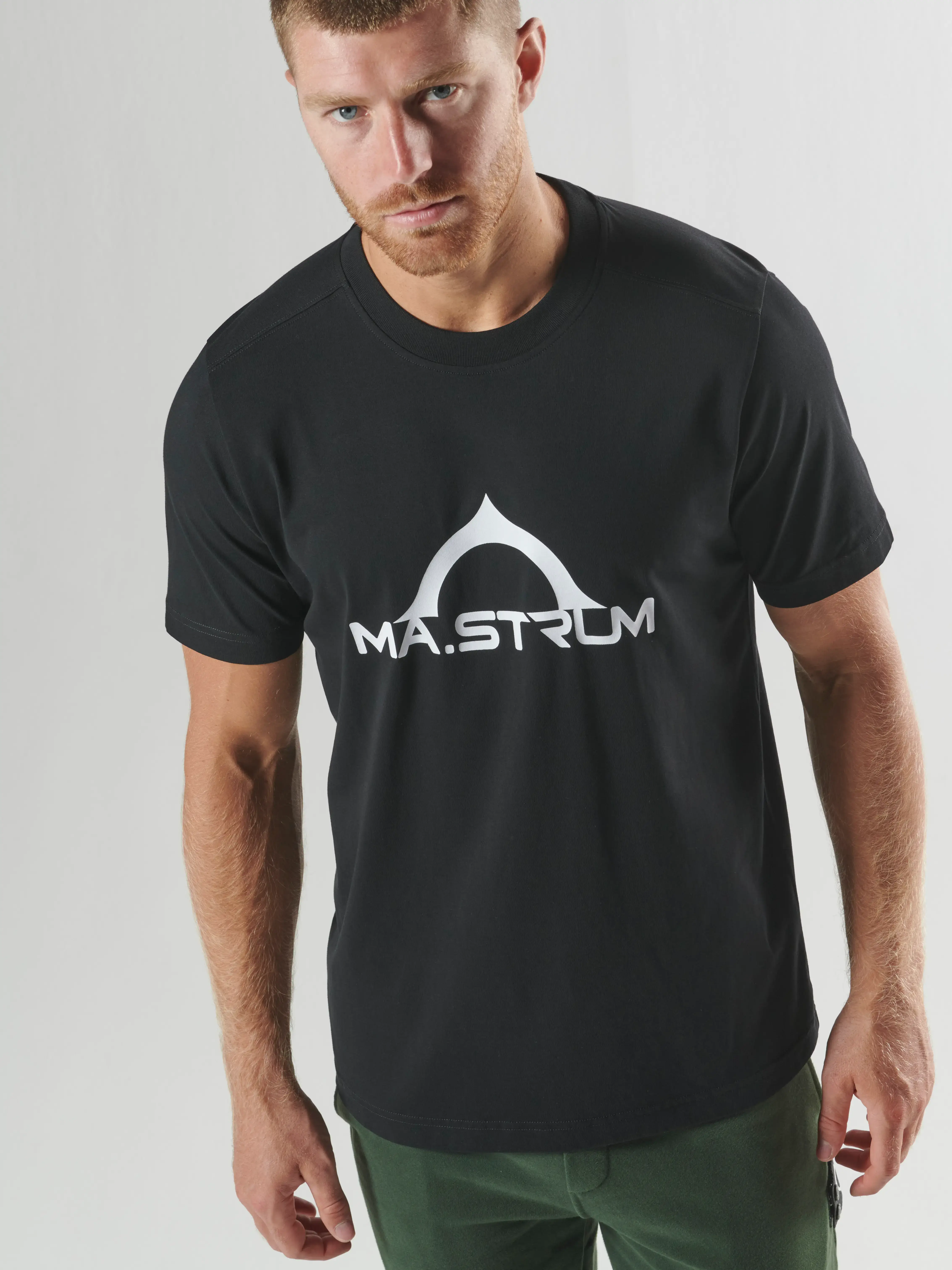 BORA HALF COMPASS PRINT TEE Jet Black