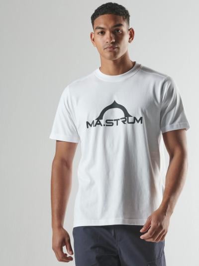 BORA HALF COMPASS PRINT TEE Optic White