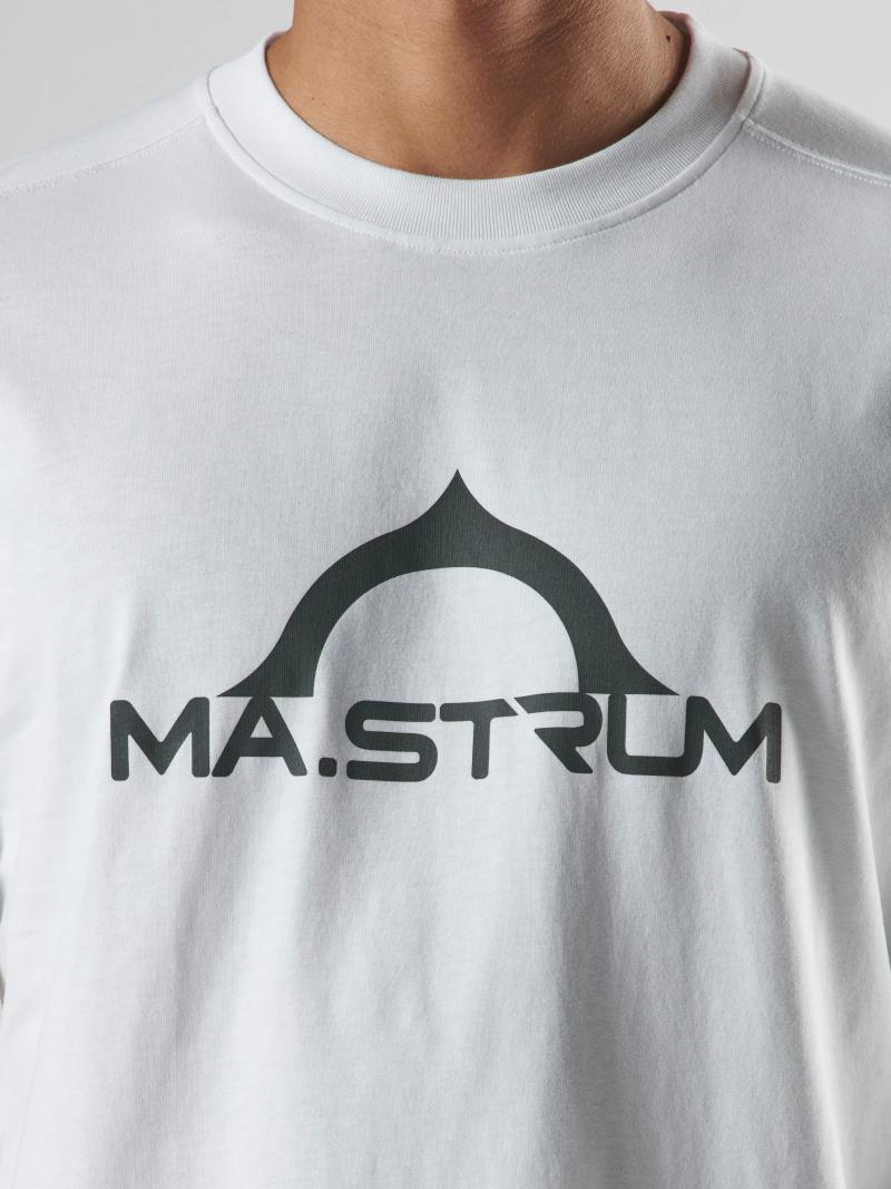 BORA HALF COMPASS PRINT TEE Optic White