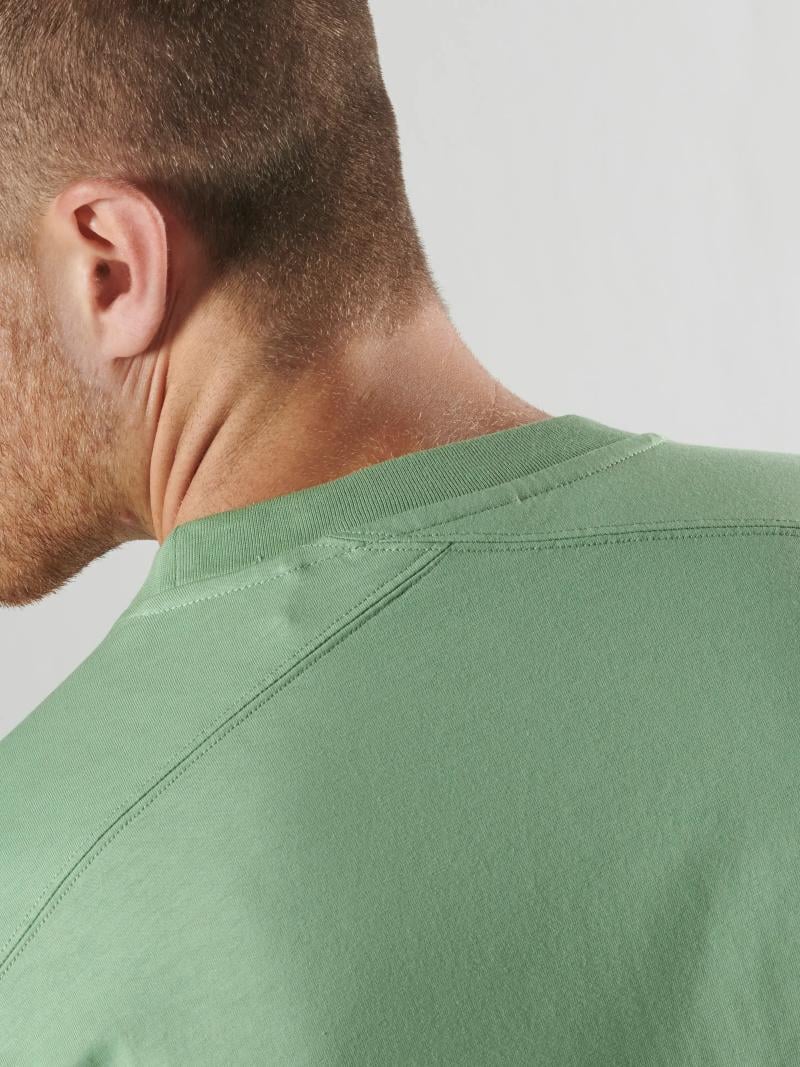 BORA HALF COMPASS PRINT TEE Sage