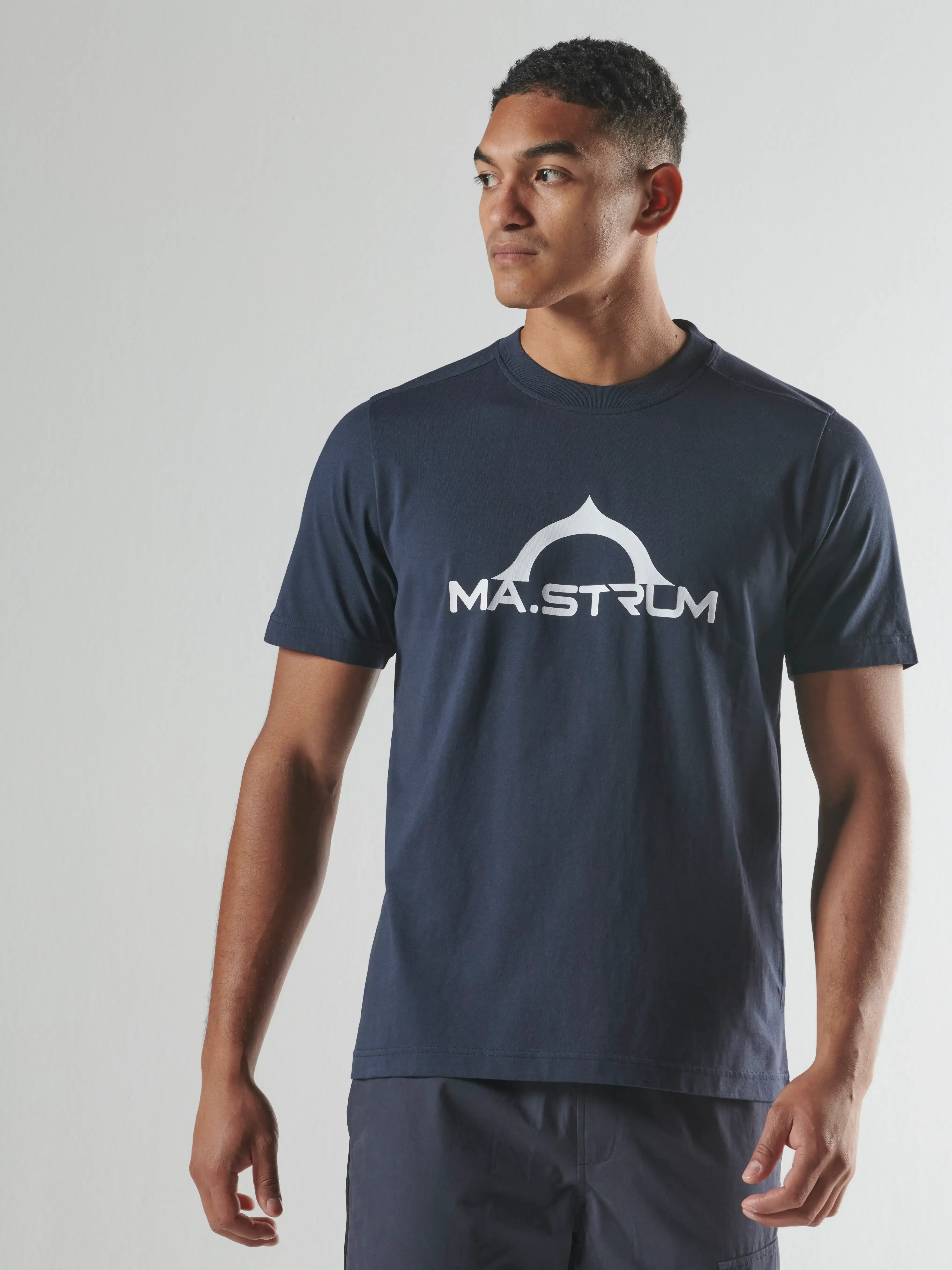 BORA HALF COMPASS PRINT TEE Ink Navy