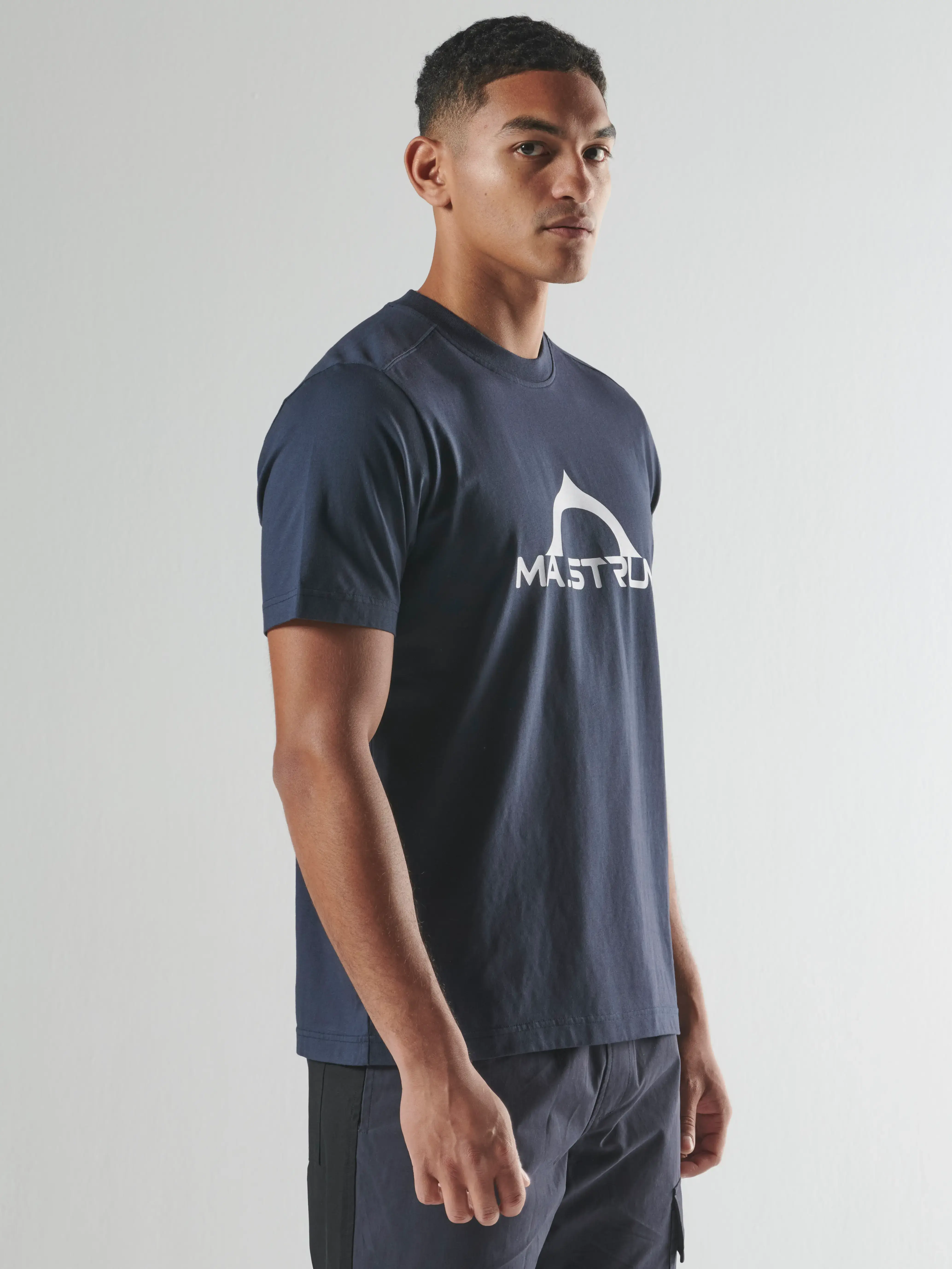 BORA HALF COMPASS PRINT TEE Ink Navy