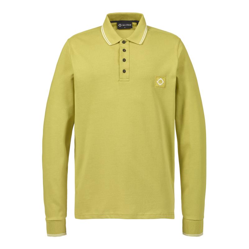 LS JERSEY POLO Sulphur Gold