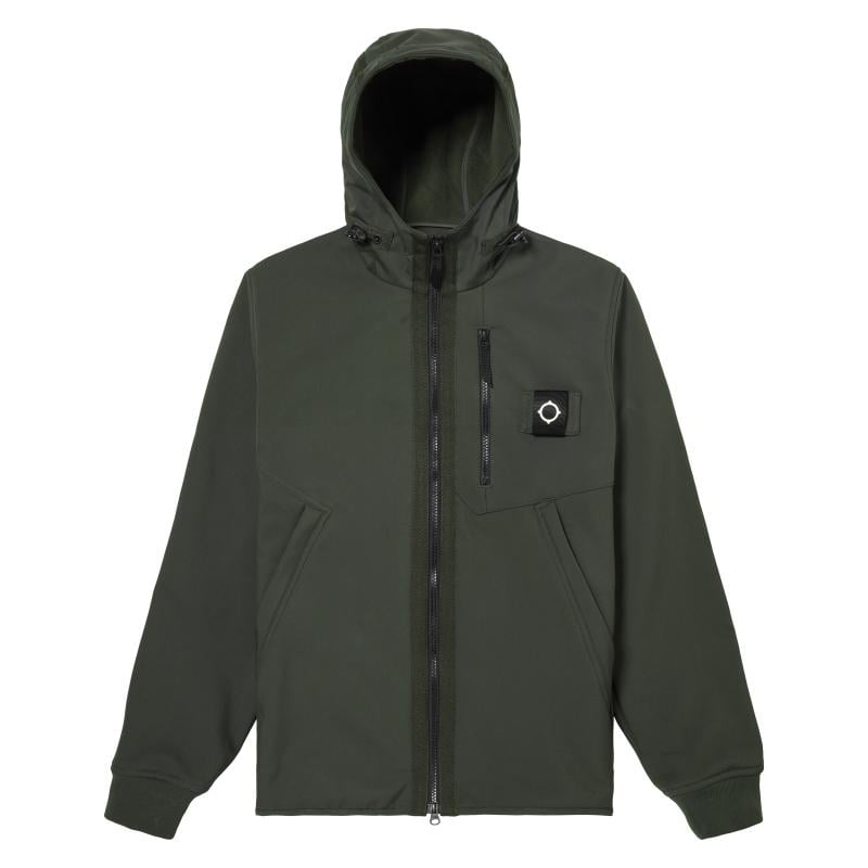 TITAN SOFTSHELL JACKET Dark Khaki Green