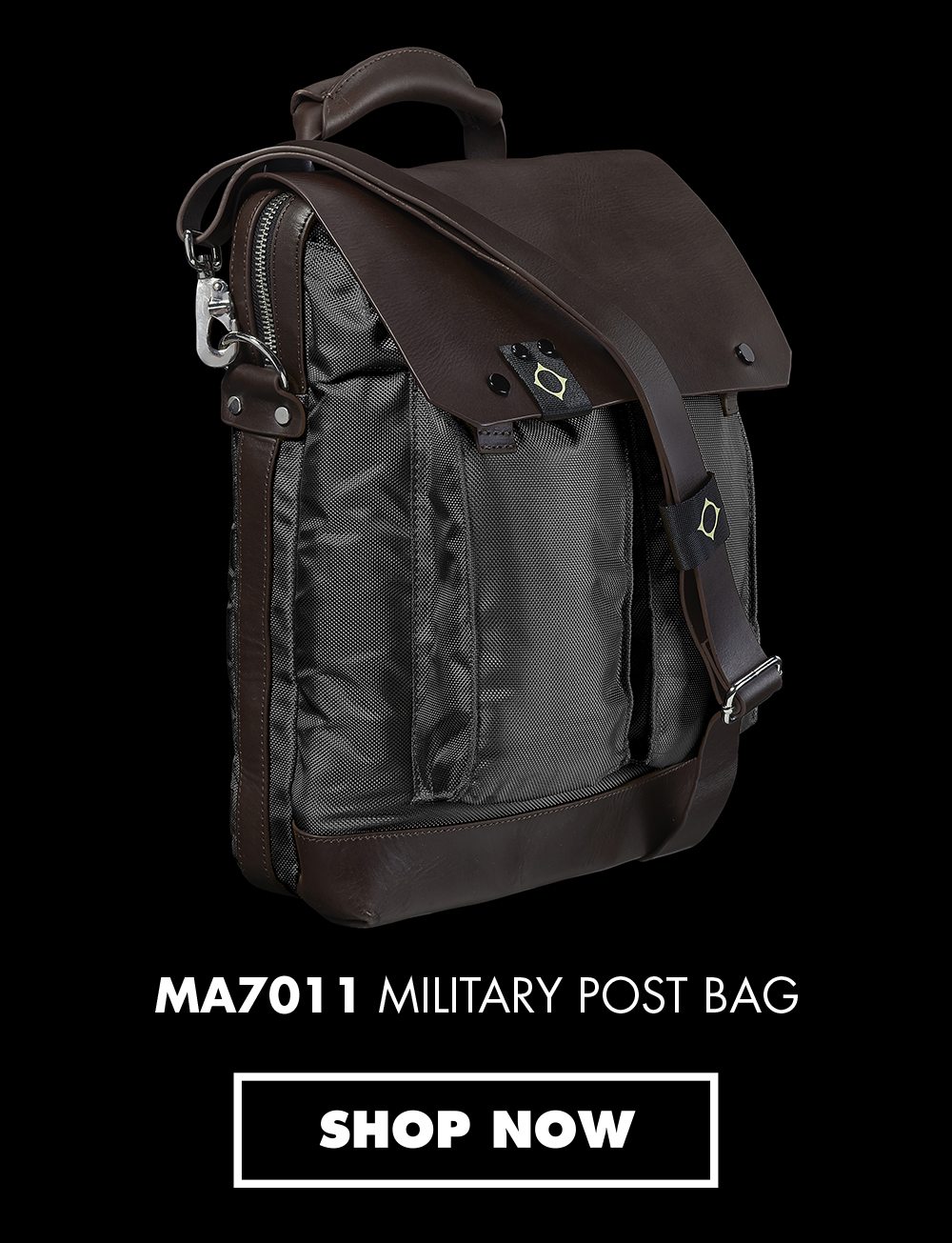 Military Post Bag DIAMOND BLACK