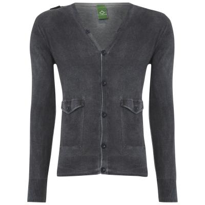 Ofb-1 Button Front Sweater ITS MIDNIGHT