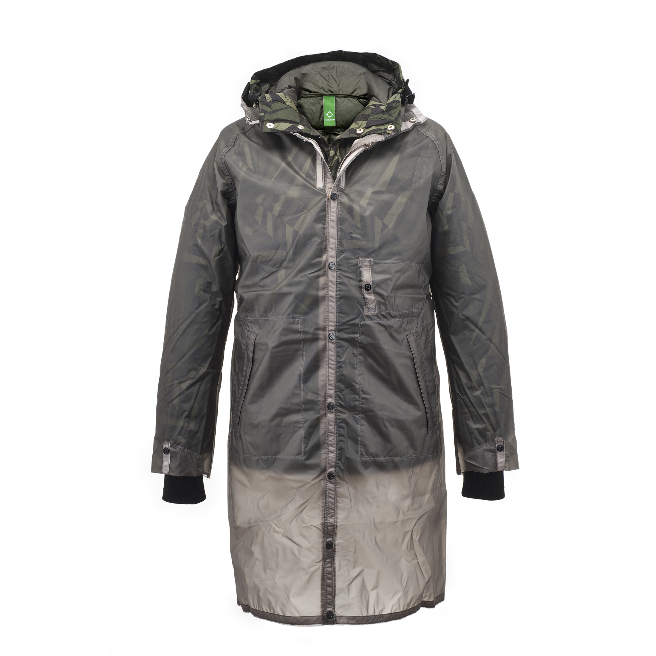 3/4 Length Translucent Jacket SMOKE GREY