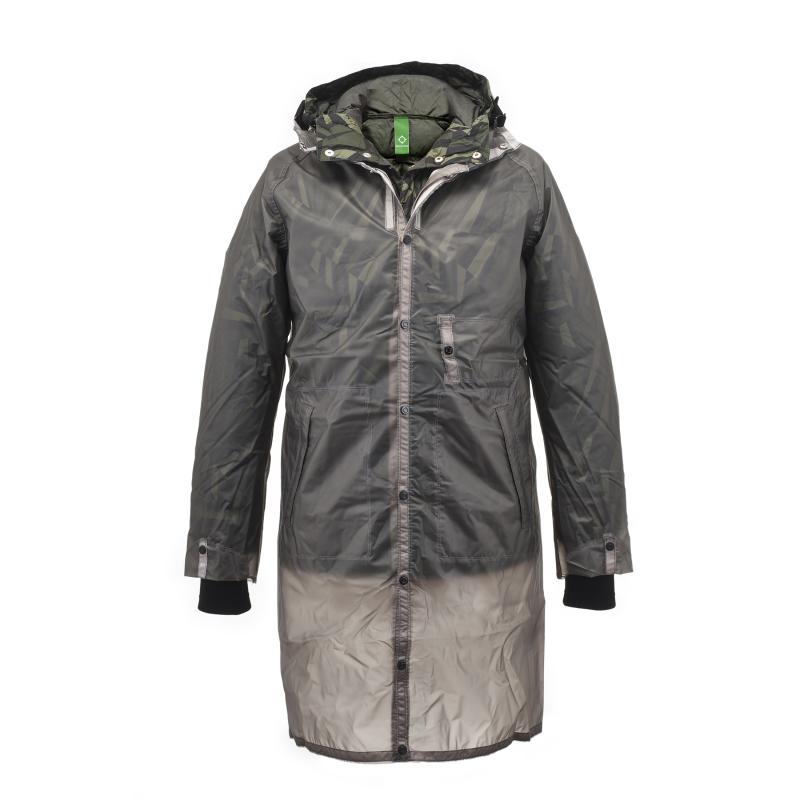 3/4 Length Translucent Jacket SMOKE GREY