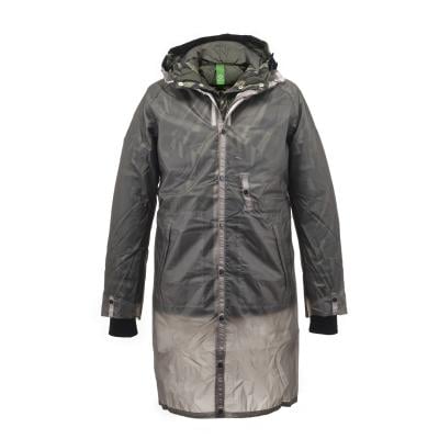 3/4 Length Translucent Jacket SMOKE GREY