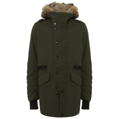 D.S. Parka 3/4 Length Duty Serge CYPRUS GREEN