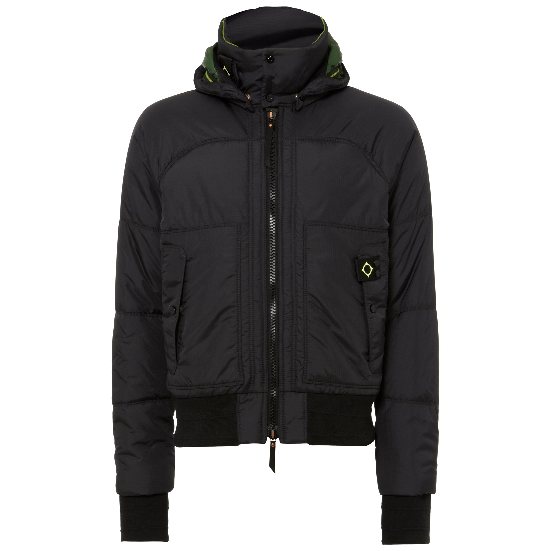 Rip-Stop Bomber W/Fibre Filling PLASMA BLACK