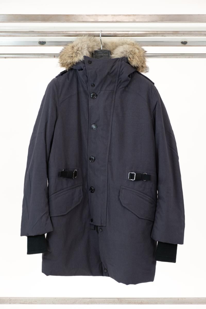 D.S. Parka 3/4 Length Duty Serge DARK GREY
