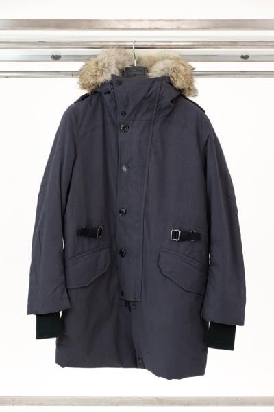 D.S. Parka 3/4 Length Duty Serge DARK GREY