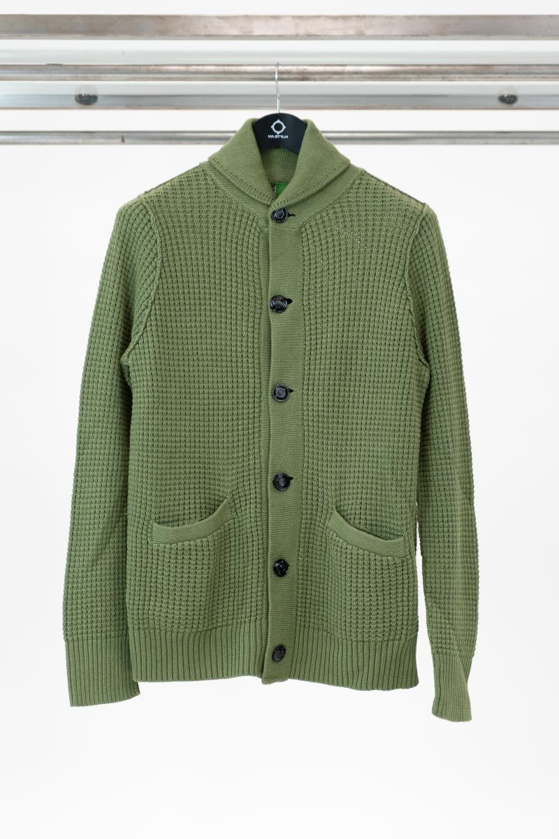 Button Front Cardigan Sweater SHERWOOD GREEN