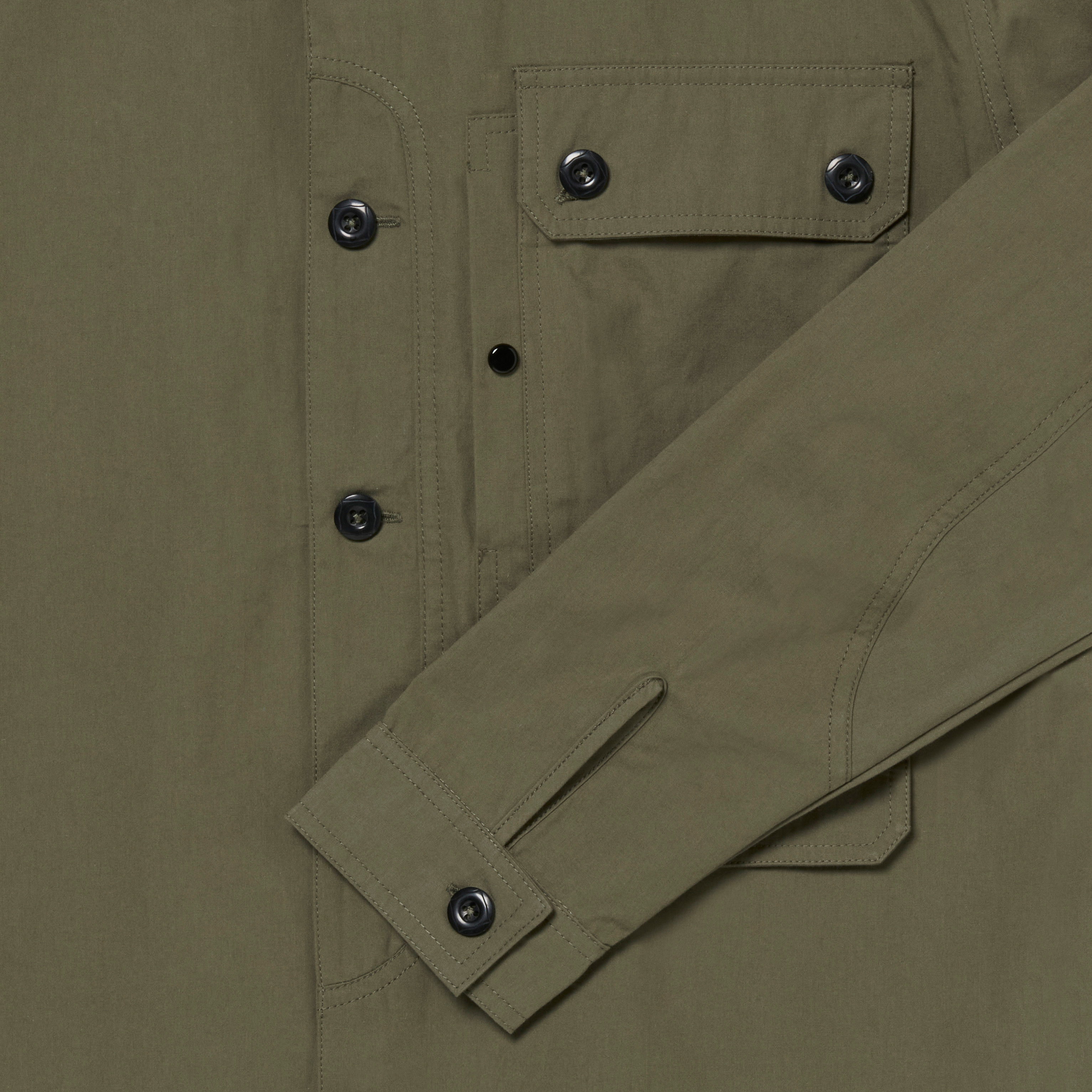 TERPENE UTILITY OVERSHIRT Bronze Green