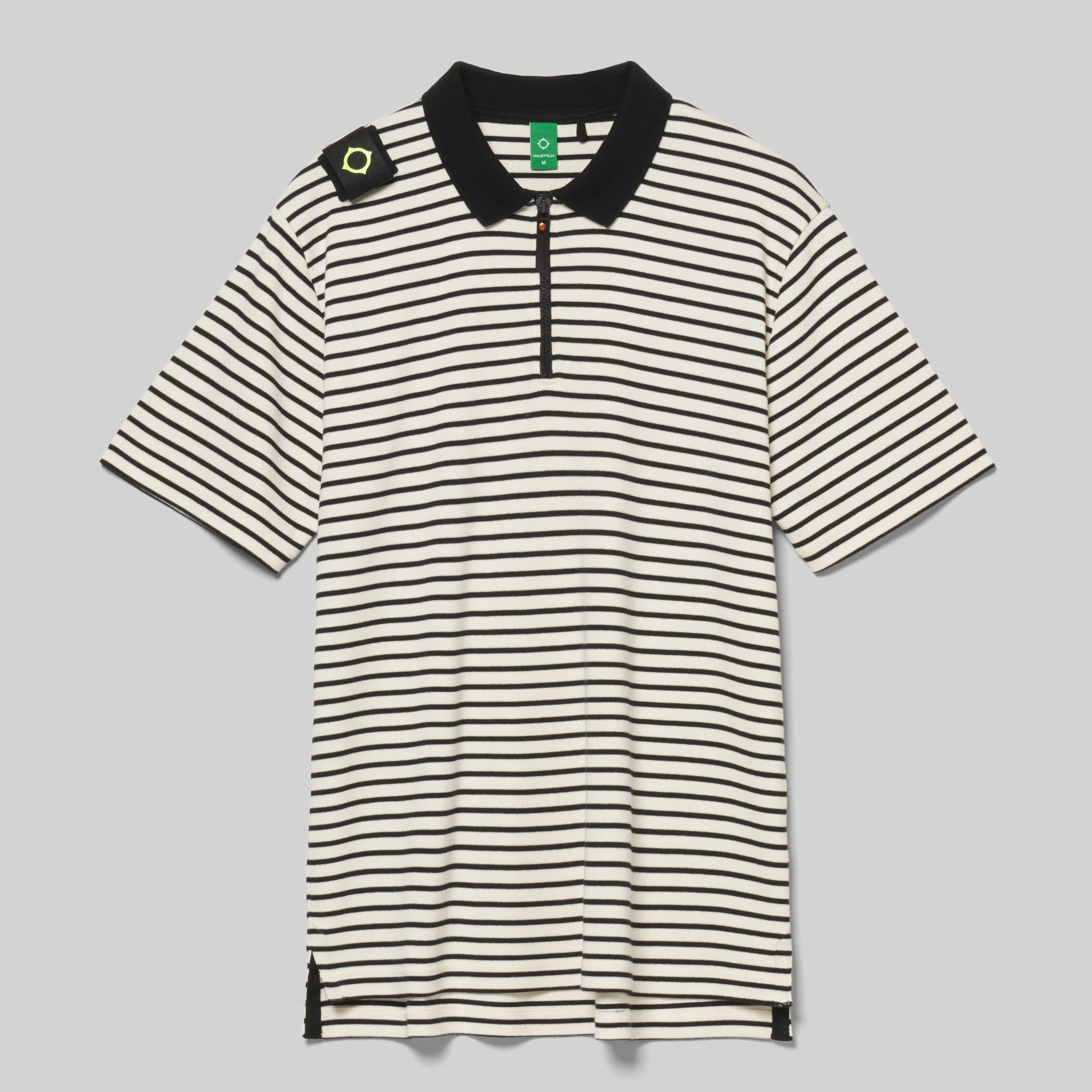 STRIPE BADGE POLO Jet Black